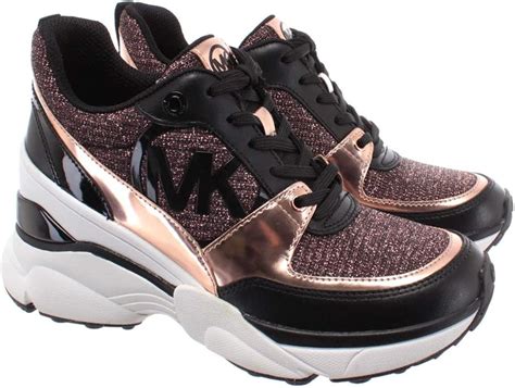 michael kors damen schuhe 2018|Michael Kors rose gold trainers.